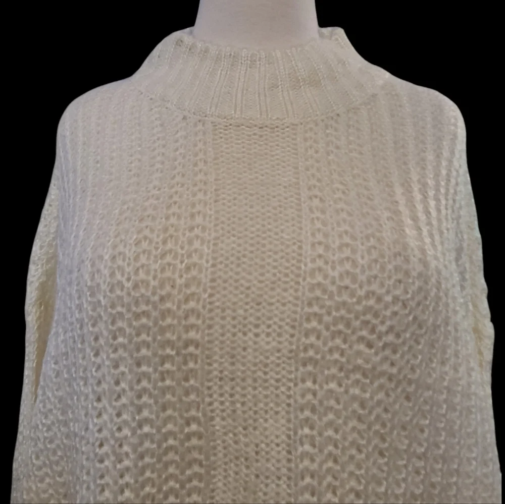 Derek Heart size 2X Black/White Sweater - Picture 5 of 9